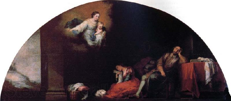 Bartolome Esteban Murillo Patrician Fohn Reveals His Dream to Pope Liberius Norge oil painting art